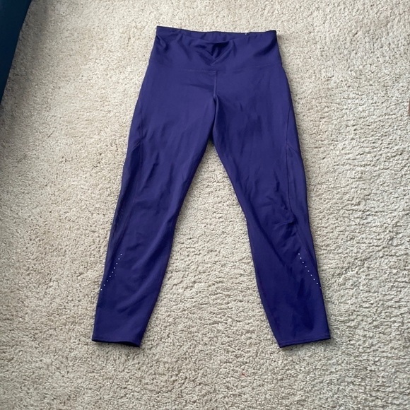 2 pairs old navy size large leggings purple/black - Picture 2 of 7